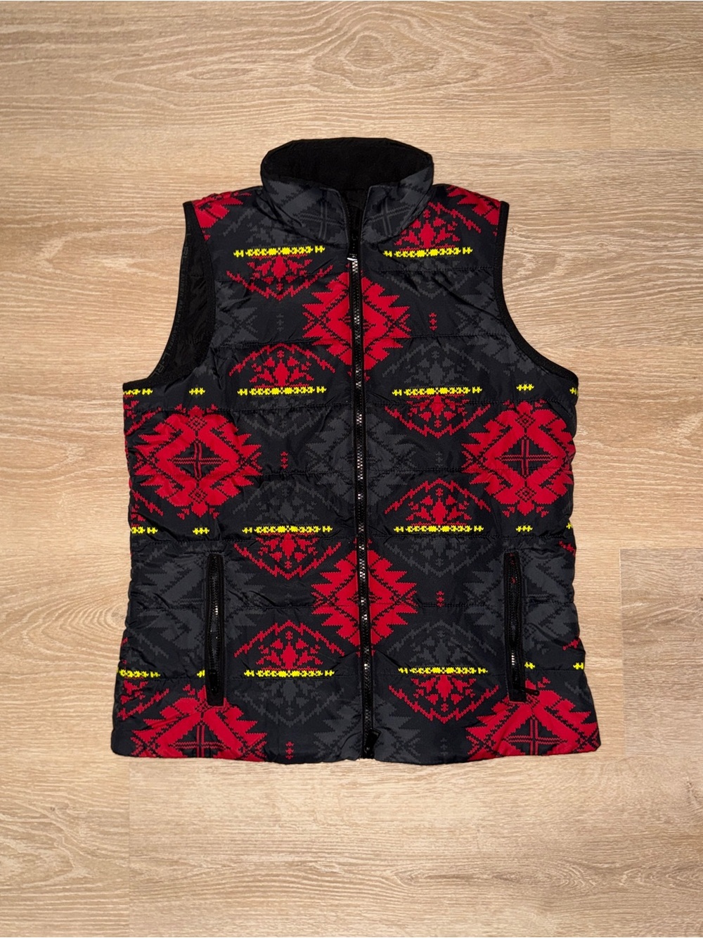 Lauren Ralph Lauren Active Aztec Puffer Full Zip Vest